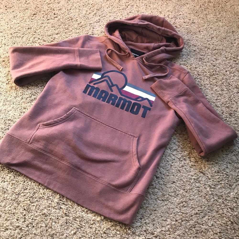 Marmot | coastal graphic logo hoodie